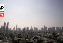 Air Raid Sirens Sound Across Tel Aviv and Jerusalem as Iran Launches New Missile Waves Air Raid Sirens Sound Across Tel Aviv and Jerusalem as Iran Launches New Missile Waves