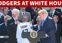 FULL: Pres. Trump hosts Los Angeles Dodgers at the White House