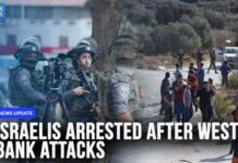 Crackdown After Camera Attack Israeli police arrest 10 over settler attacks in West Bank | Dawn News English
