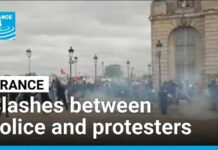 France Erupts – Town Hall Torched Fires and clashes erupt across France amid nationwide protests • FRANCE 24 English